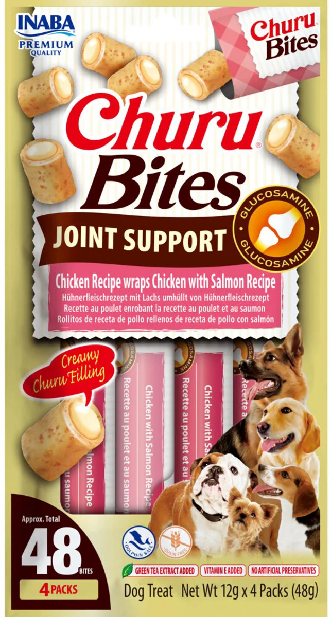 Ciao Hondensnack Churu Rolls Kip - Zalm 4x12 gr