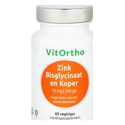 VitOrtho Zink Bisglycinaat En Koper Capsules 60st 60VCP