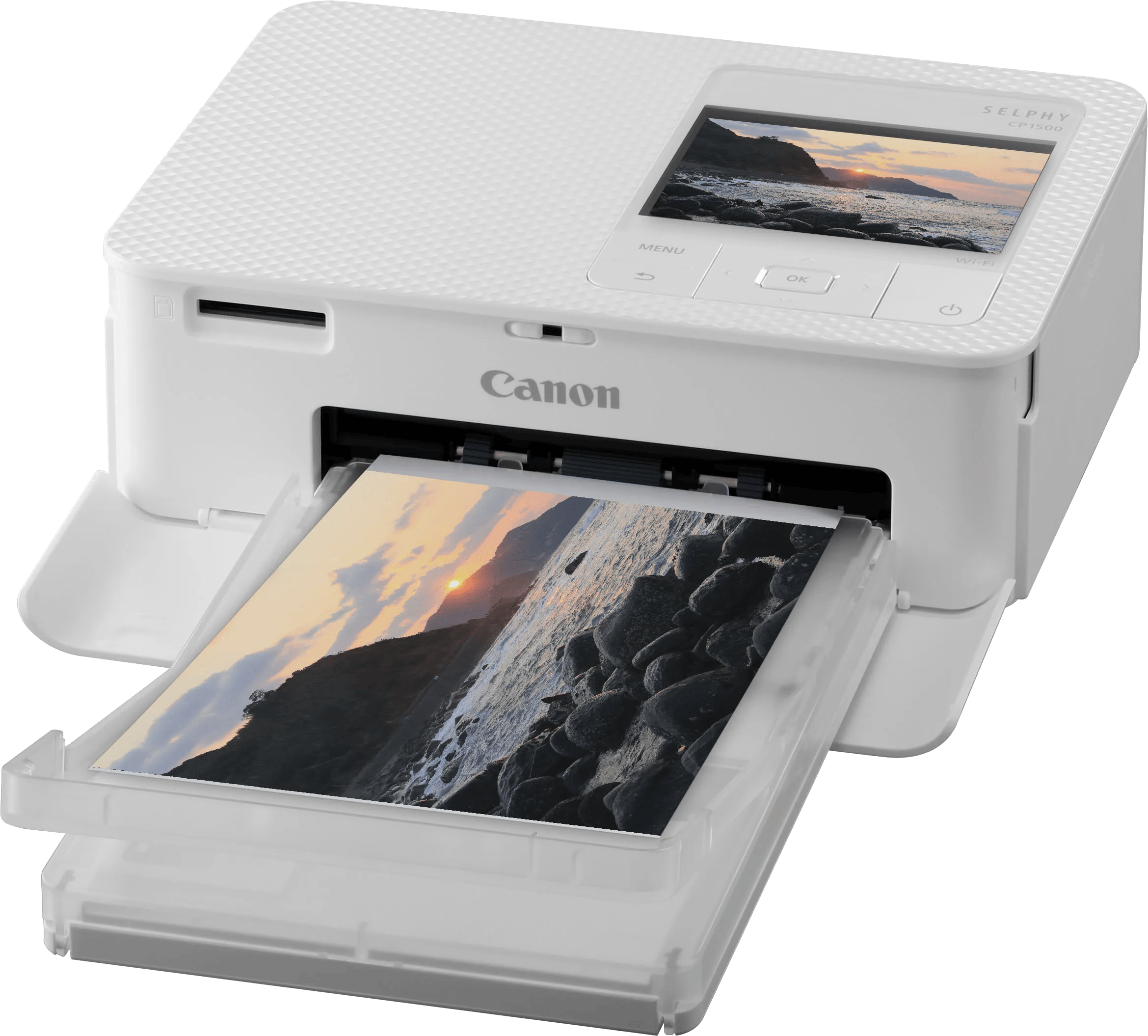 Canon Selphy CP1500 - Mobiele Fotoprinter - Wit