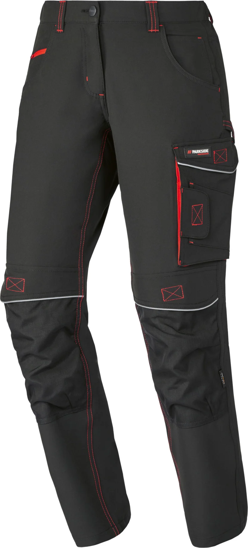 PARKSIDE PERFORMANCE Dames werkbroek met stretch (Zwart, 40)