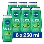 6x NIVEA Douchegel Love Nature 250 ml
