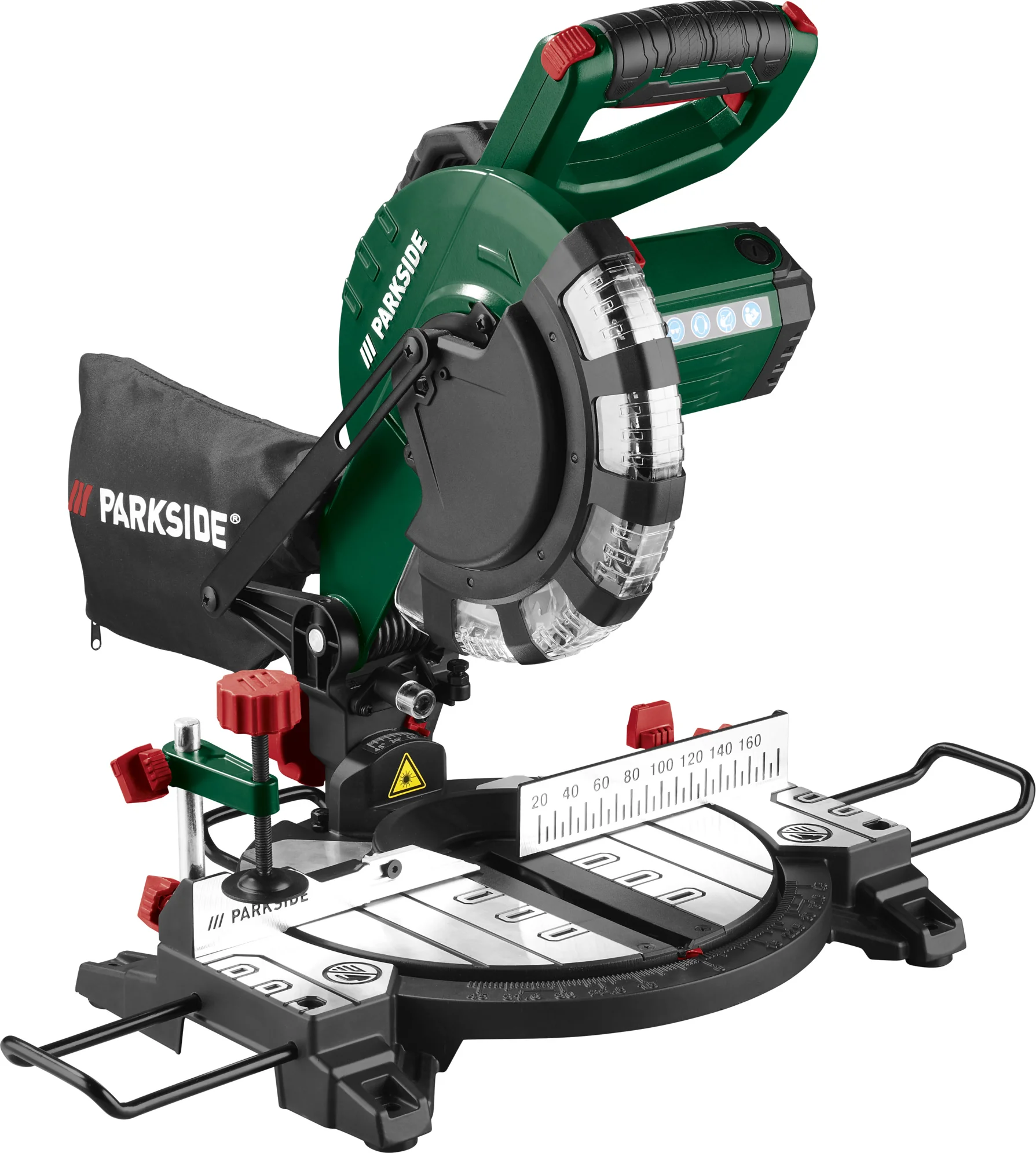 PARKSIDE Afkortzaag met verstekfunctie 1500 W - zaagblad 210 mm