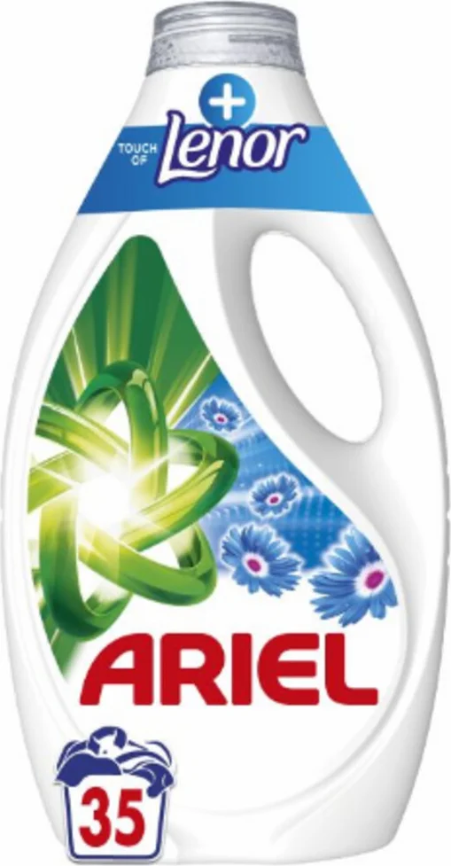 4x Ariel Vloeibaar Wasmiddel Touch Of Lenor 35 Wasbeurten 1575 ml