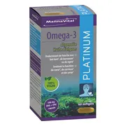 Mannavital Omega 3 Algenolie Platinum Softgels 60SG