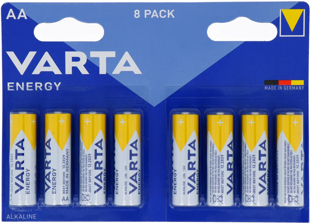 Varta Energy AA Batterijen 8ST