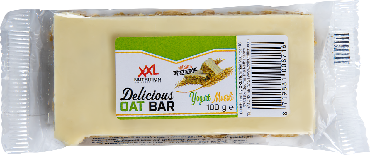 XXL Nutrition Delicious Oat Bar - Yoghurt/Muesli 100GR