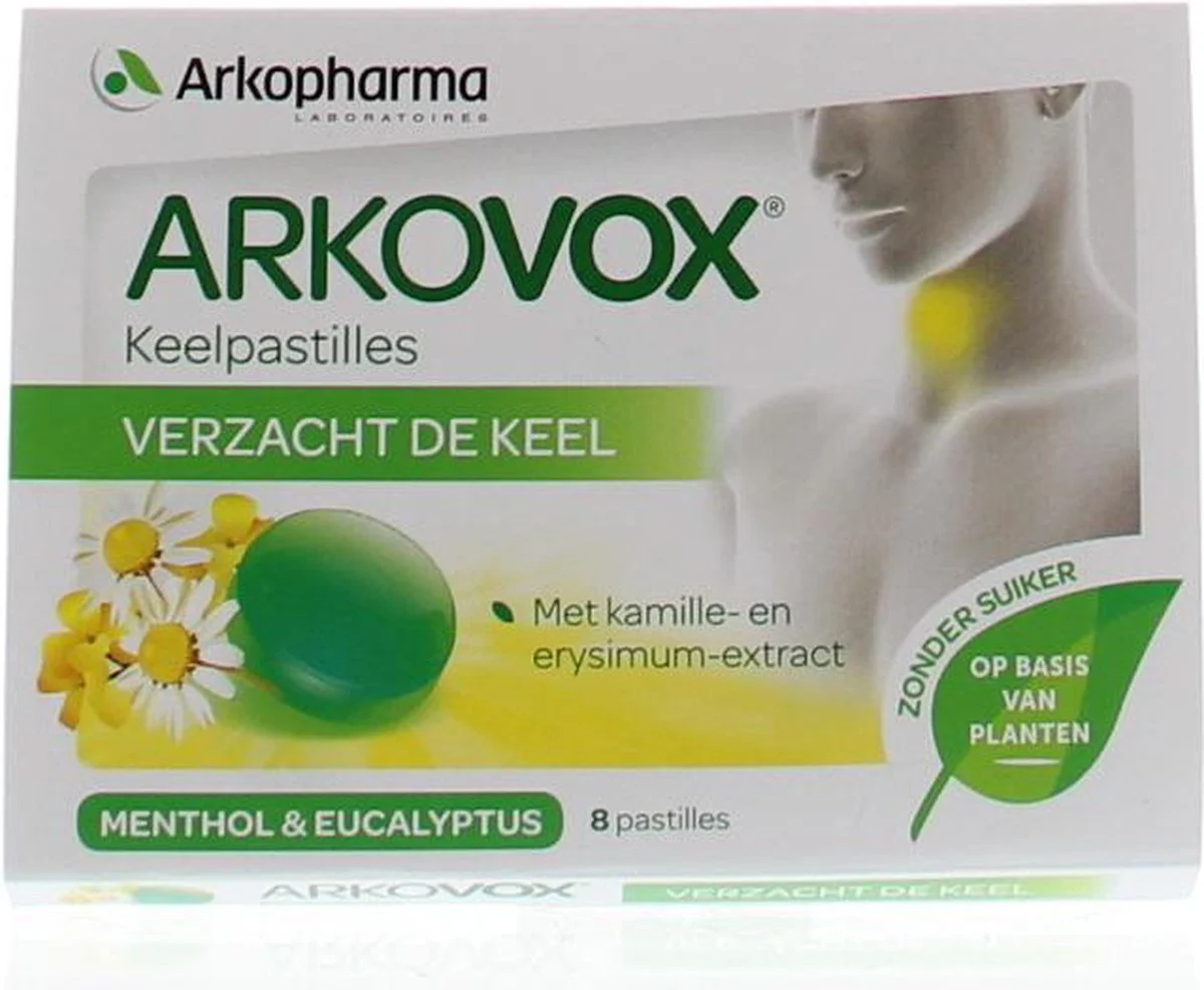 Arkovox Menthol & Eucalyptus Pastilles 8ST