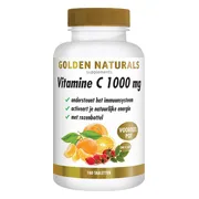 Golden Naturals Vitamine C 1000mg Rozenbottel Vegan 180 tabletten