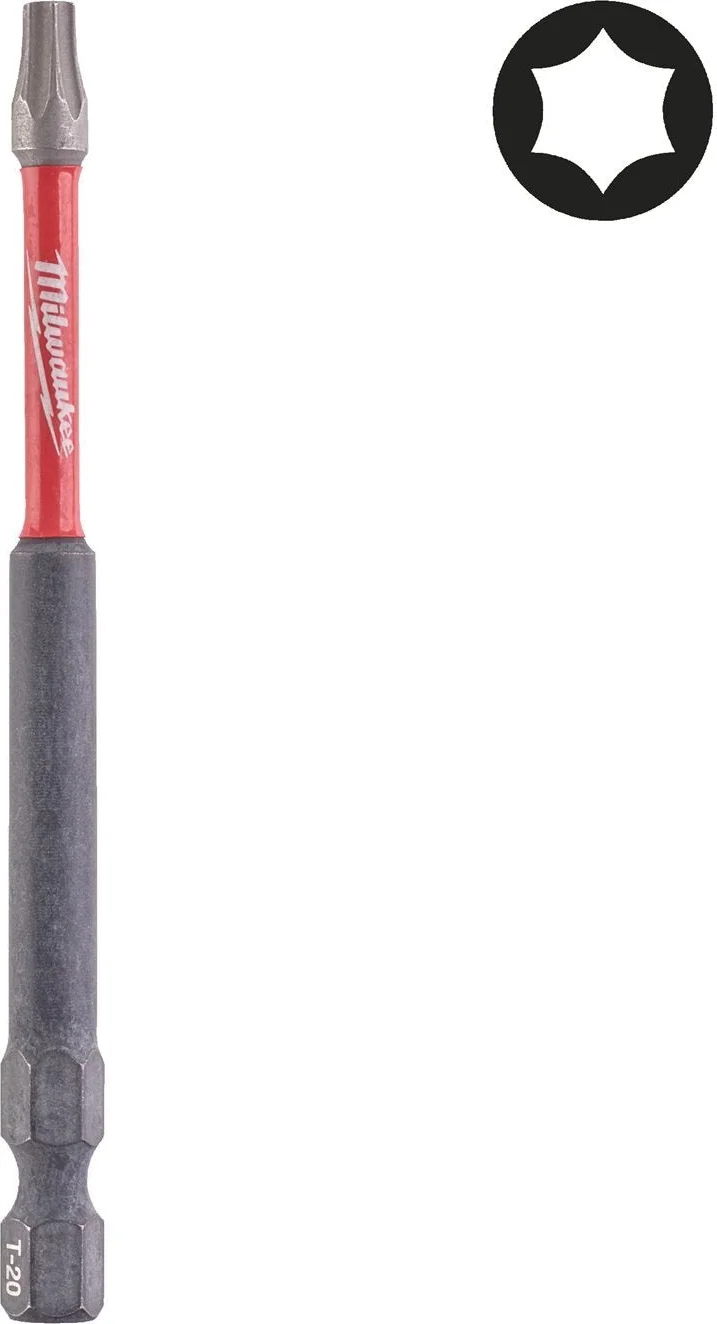 Milwaukee SHOCKWAVE™ IMPACT DUTY schroefbit TX20 x 90 mm VE=1 - 4932430878