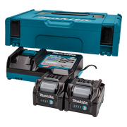 Makita Accu Starterset XGT DC40RC 2x BL4025 - 191V27-4