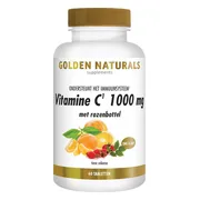 Golden Naturals Vitamine C 1000mg Rozenbottel Vegan 60 tabletten