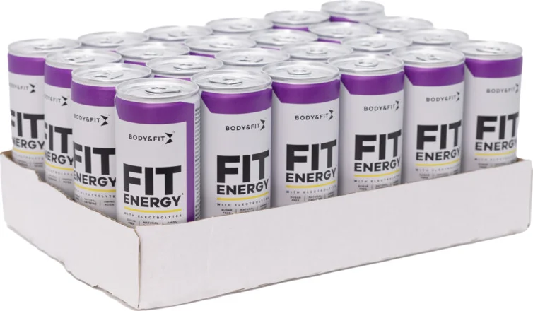 Body & Fit Fit Energy Drink Mix Berry 24 x 250 ml