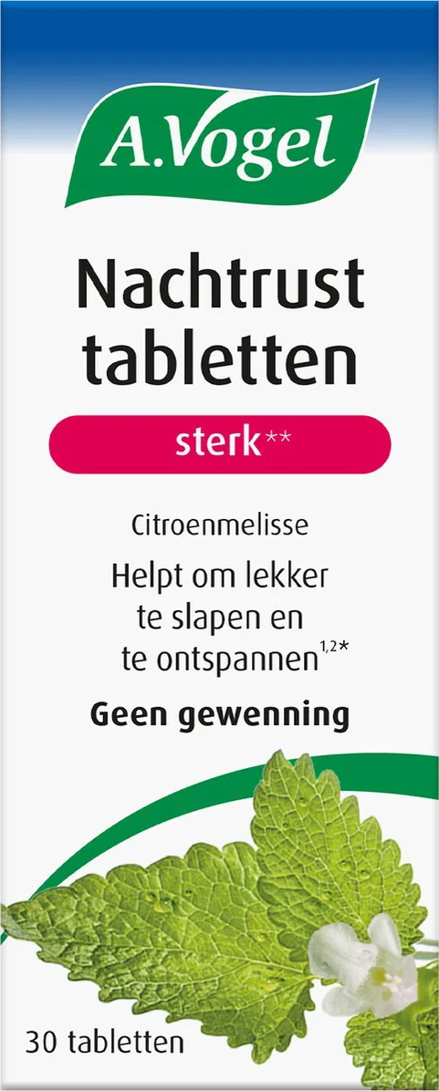 A.Vogel Citroenmelisse Nachtrust Tabletten Sterk 30TB