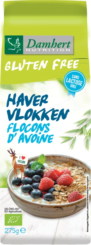 Damhert Gluten Free Havervlokken 275GR