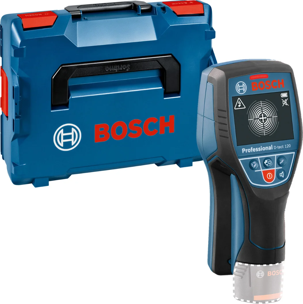 Bosch Professional D-TECT 120 Accu muurscanner 120mm 12V Basic Body in L-Boxx - 0601081308