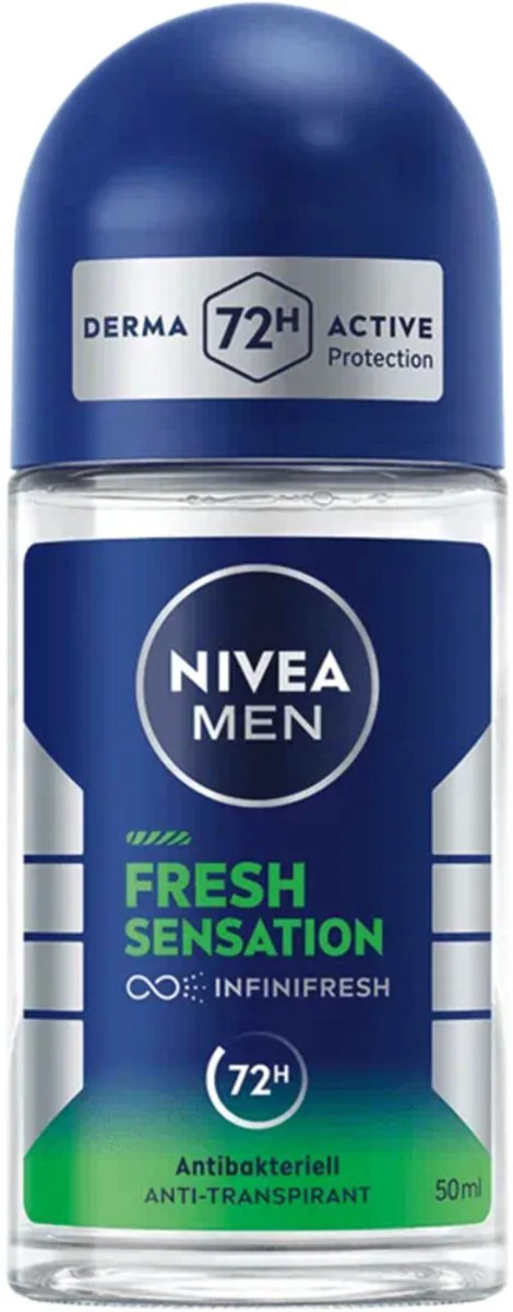 6x NIVEA Deodorant Roller For Men Fresh Sensation 50 ml