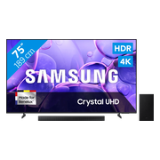 Samsung 75" Crystal UHD U8070F 4K (2025) + Samsung HW-B66CF (2025)