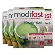 4x Modifast Weight Control Soep Potato-Leek 440 gr