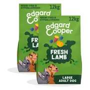 2x Edgard & Cooper Hondenvoer Droog Graslam 12 kg