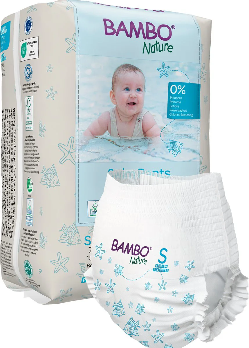 Bambo Nature Swim Pants Small 12ST