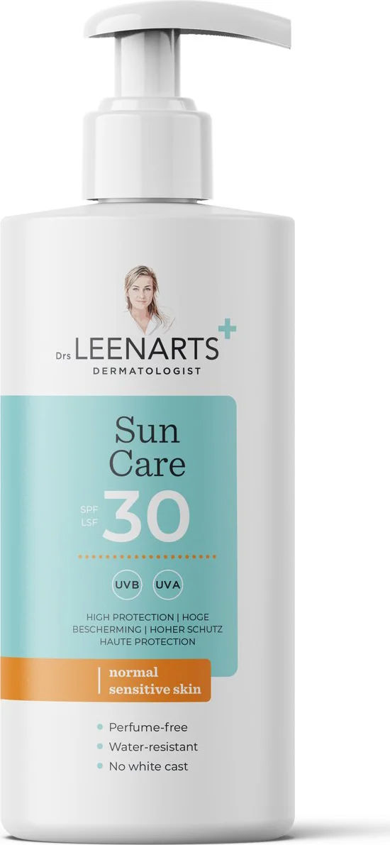 Drs Leenarts Sun Care SPF30 Normale Gevoelige Huid Parfumvrij XXL 1LT