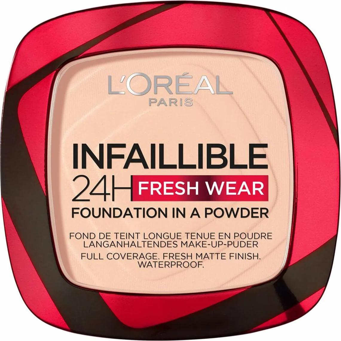 L'Oréal Infaillible 24H Fresh Wear Foundation Poeder 180 Rose Sand 9 gr