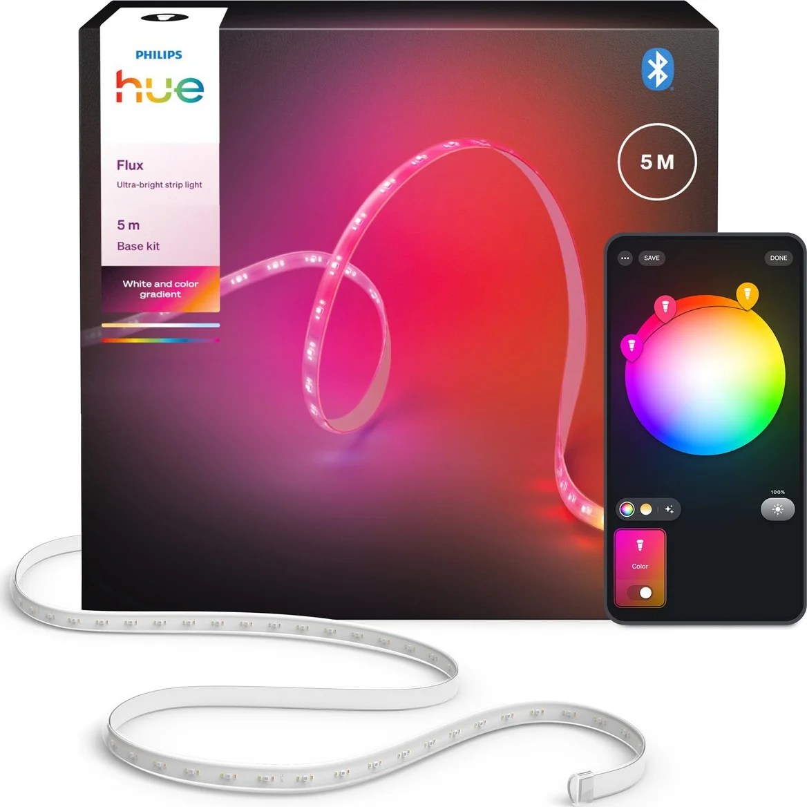 Philips Hue Flux LED Strip Ultrahelder 5 meter