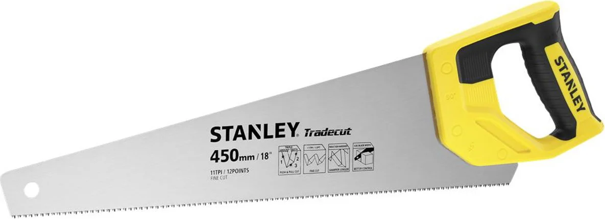 Stanley STHT20355-1 Houtzaag Tradecut Fijn 450mm 11 TPI