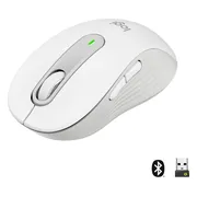 Logitech Signature M650 - Draadloze Muis - Bluetooth en USB Nano Ontvanger - Wit