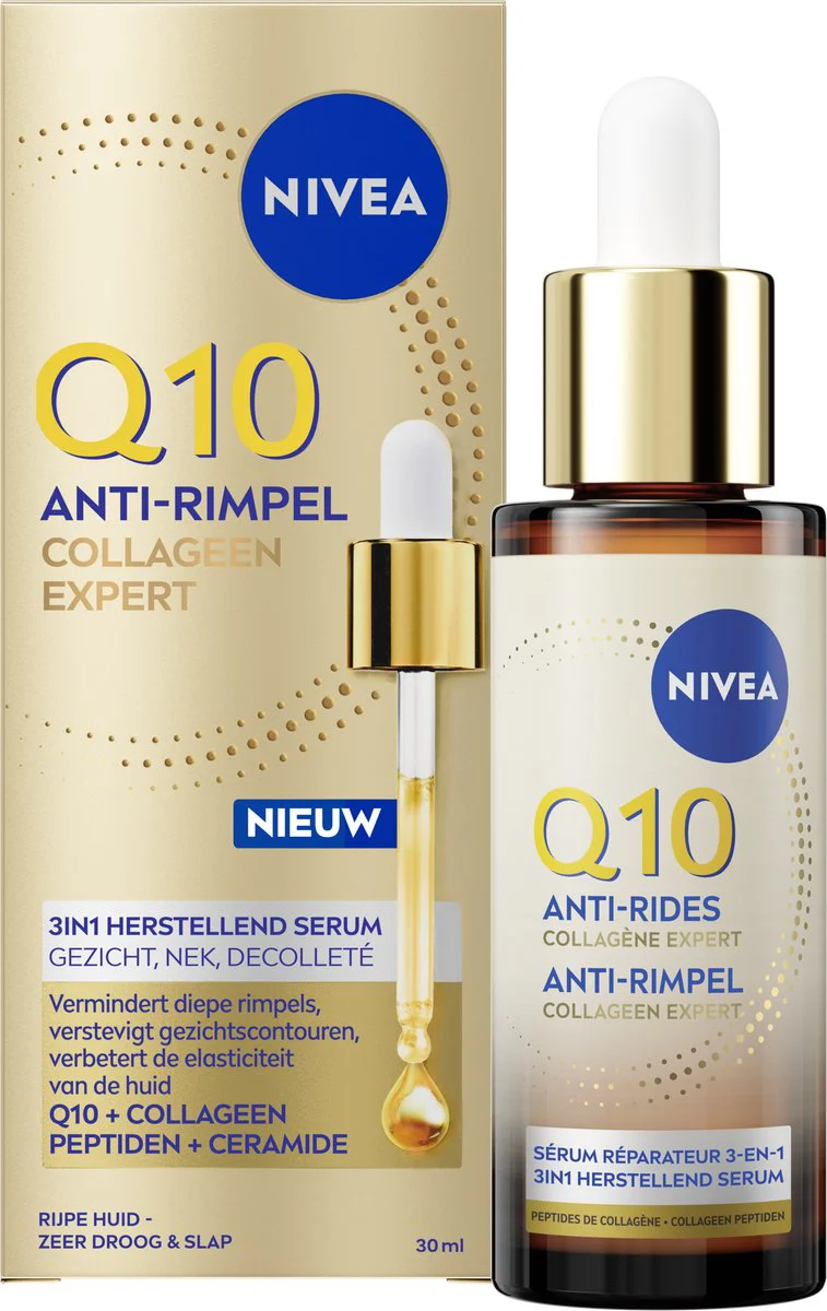 NIVEA Q10 Anti-Rimpel Collageen Expert 3in1 Herstellend Serum 30 ml