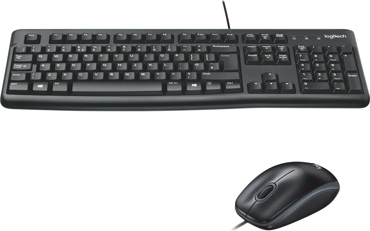 Logitech MK120 Toetsenbord en Muis QWERTY