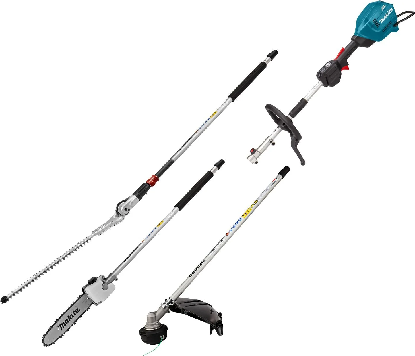 Makita UX01GZ14 Accu Combisysteem + Kettingzaag + Heggenschaar & Bosmaaier XGT 40V Max Basic Body