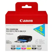 Canon PGI-550/CLI-551 Cartridges Combo Pack