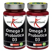 2x Lucovitaal Probiotica D3 Omega 3 60 capsules