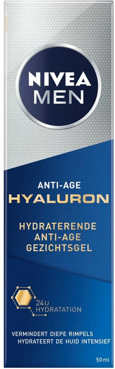 NIVEA Men Hyaluron Hydraterende Anti-Age gezichtsgel 50 ml