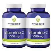 2x Vitakruid Vitamine C 1000 mg 180 tabletten