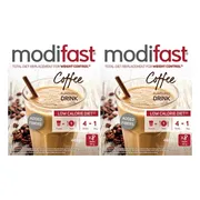 2x Modifast Weight Control Milkshake Koffie 8 x 55 gr