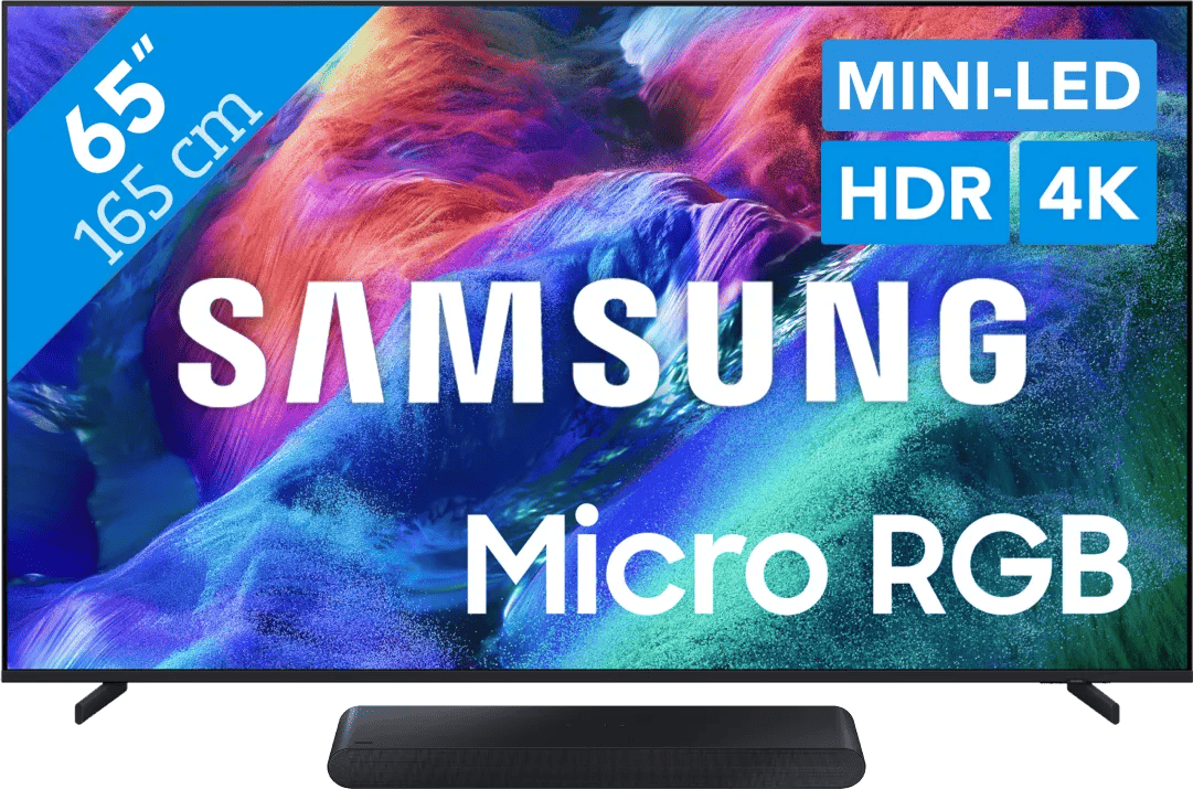 Samsung Micro RGB 65" R85H (2026) + Samsung HW-S60D Zwart (2024)
