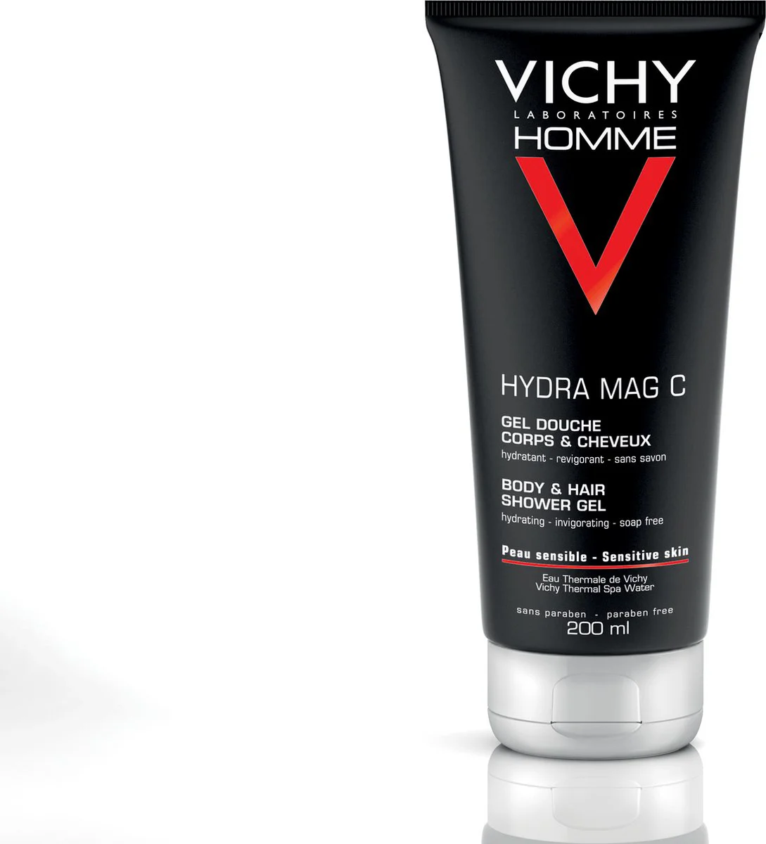 Vichy Homme Hydra Mag C Shower Gel Body & Hair Magnesium Sensitive Skin 200ML