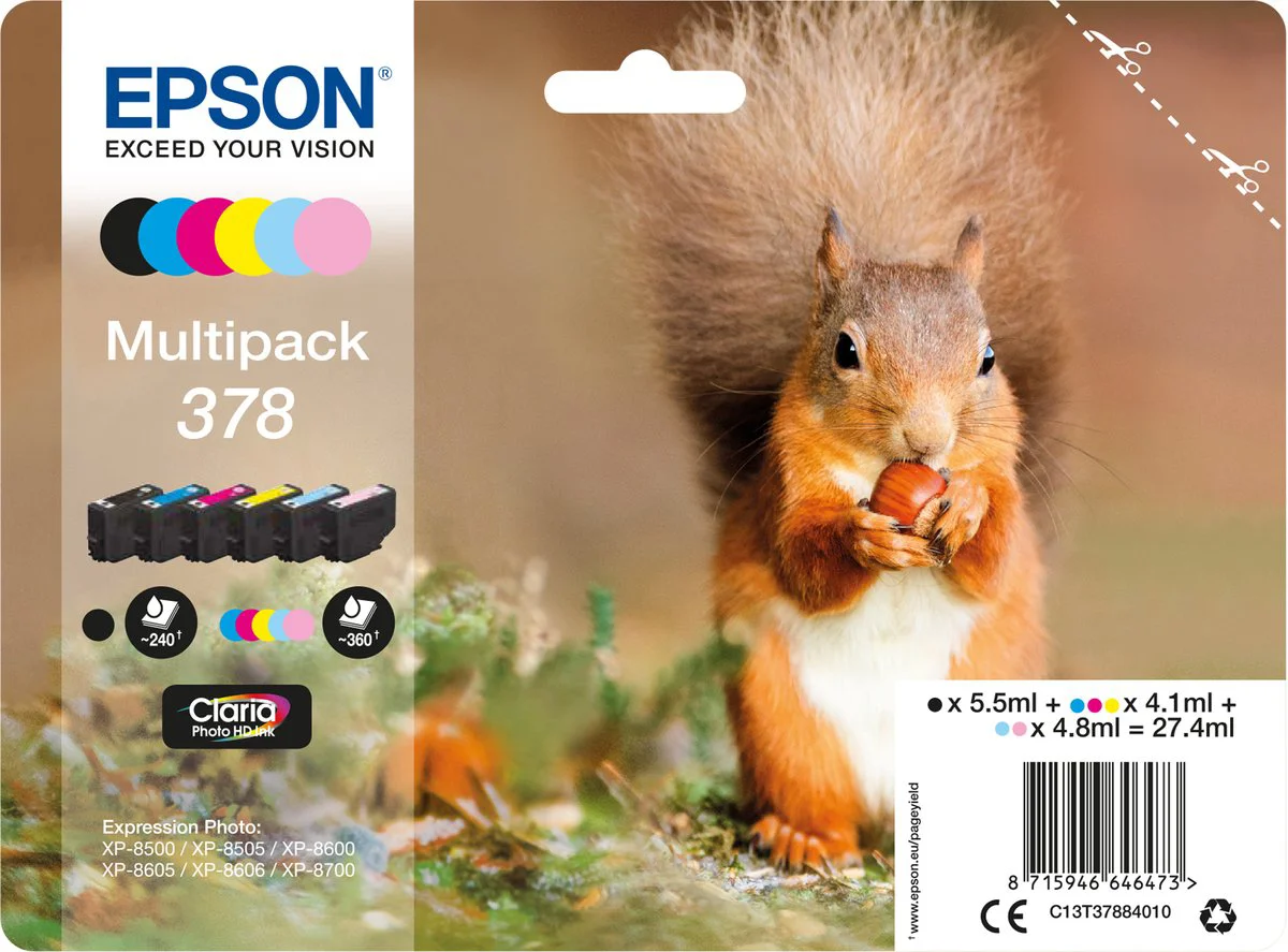 Epson 378 Cartridges Combo Pack