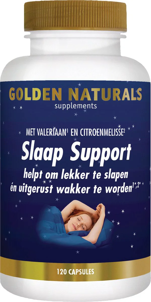 Golden Naturals Slaap Support Capsules 120CP