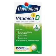 4x Davitamon Vitamine D Kind 150 smelttabletten