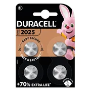 2x Duracell Knoopcelbatterijen 2025 4 stuks