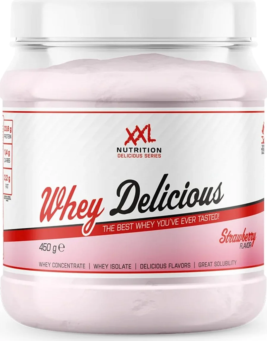 XXL Nutrition Whey Delicious - Strawberry 450GR