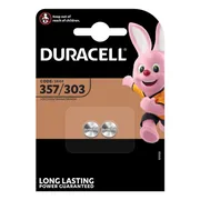 3x Duracell Knoopcelbatterijen 357-303 2 stuks