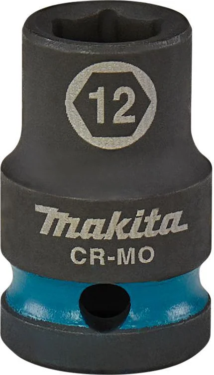Makita E-16081 Impact Black Krachtdop 1/2" kort | 12 mm