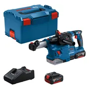 Bosch Professional GBH 18V-22 Accu combihamer SDS-Plus 1,9J + stofafzuiging 18V 4.0Ah in koffer - 0611924003