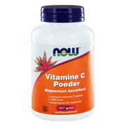 NOW Vitamine C Poeder Magnesium Ascorbaat 227GR