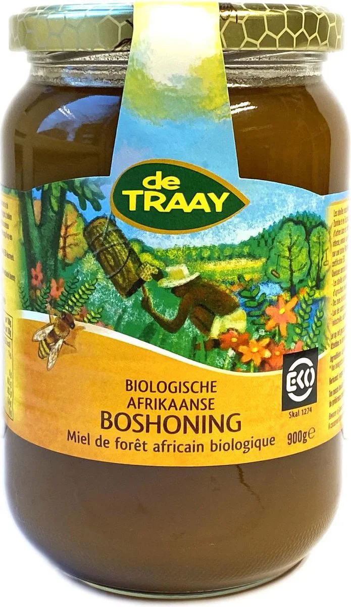 De Traay Afrikaanse Honing Biologisch 900GR