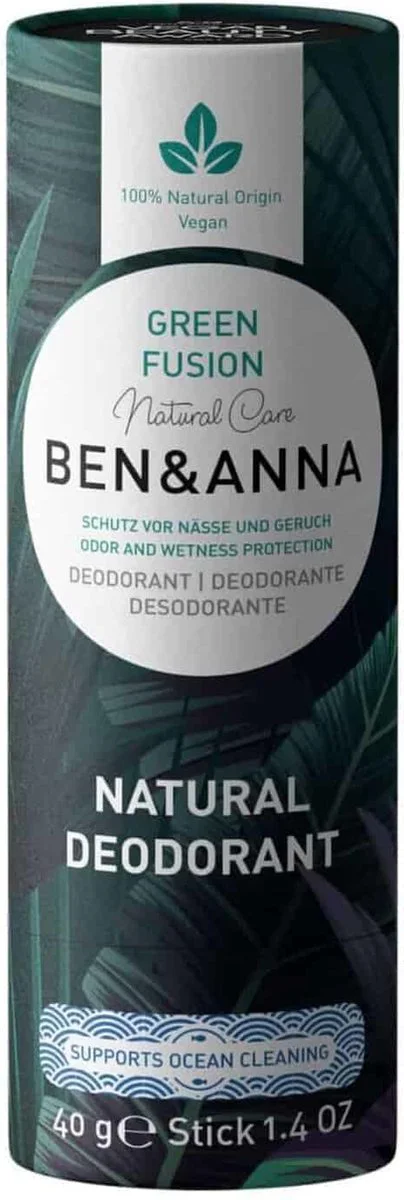 Ben & Anna Deodorant Stick Green Fusion 40GR